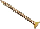 Forgefix Spectre Advanced Multi Purpose Woodscrews 4.0 x 35mm Zinc Yellow