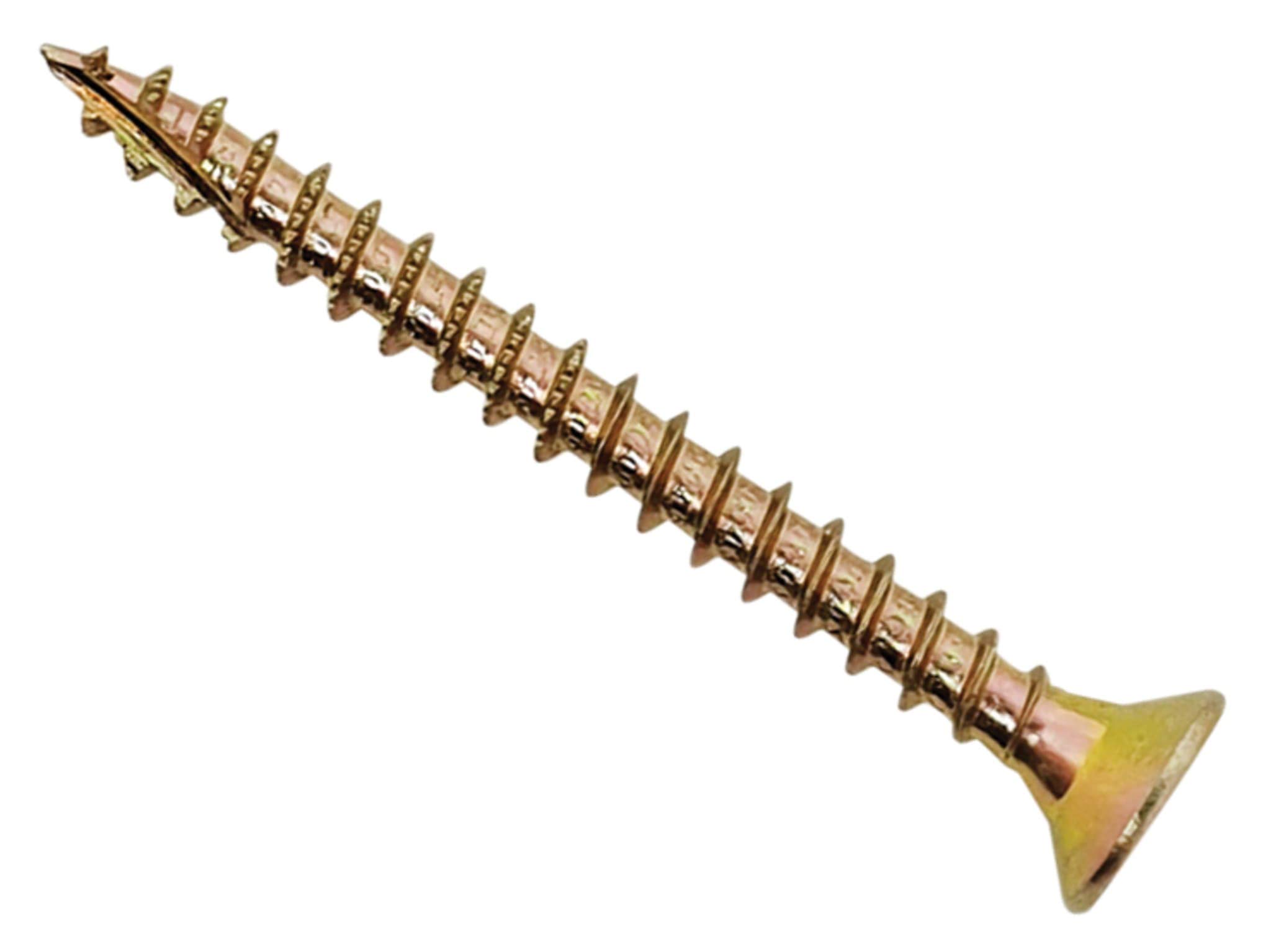 Spectre Advanced Multi-purpose Woodscrews | 6.0 x 40mm | Zinc Yellow Passivated | Box 200 โ image 1