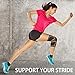 Compression Knee Sleeve - Best Support Brace for Arthritis, Basketball, Running, Crossfit, Weightlifting, Meniscus Tear Injury, ACL, MCL, Joint Pain Relief for Men Women (Orange -Black, Medium)