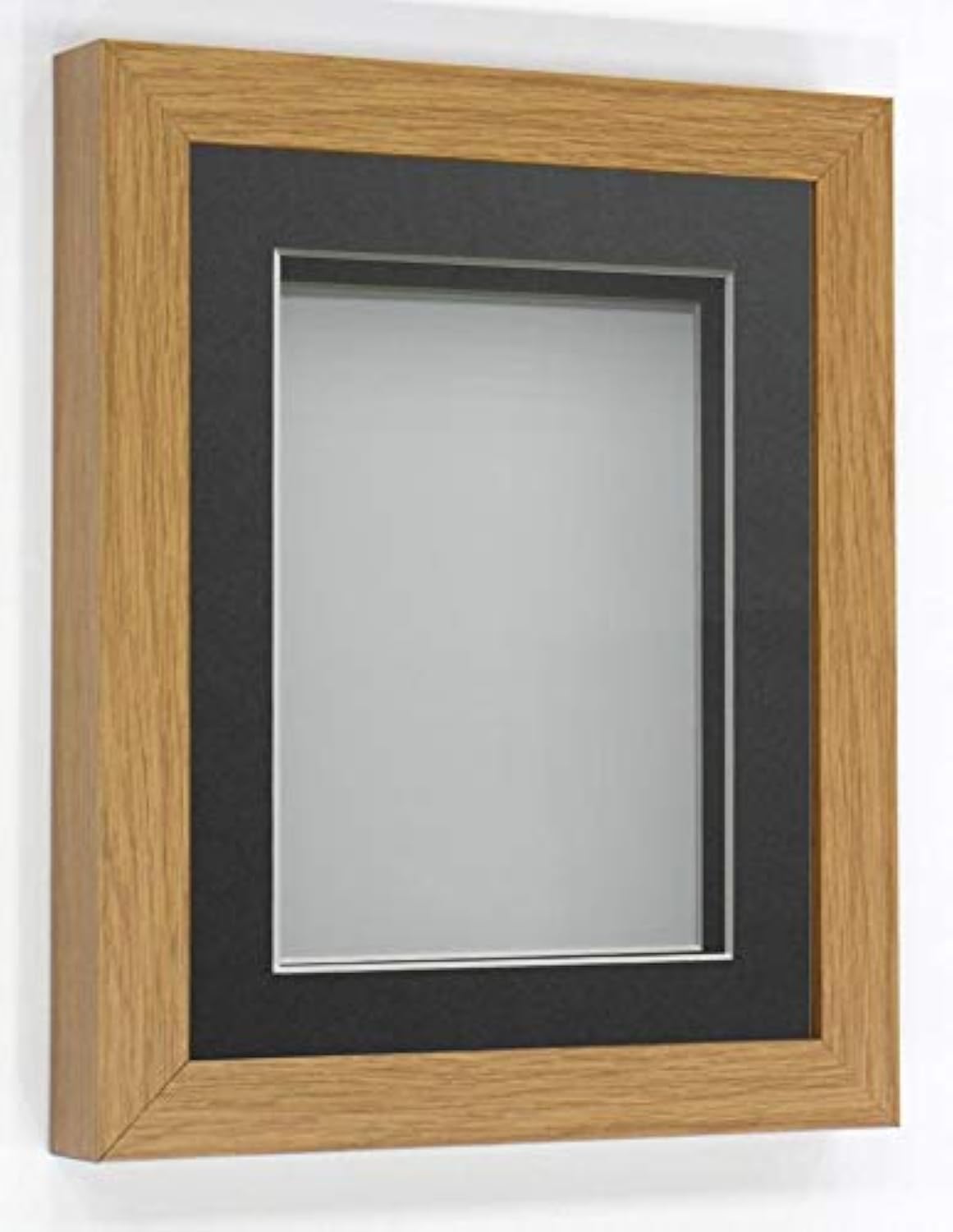 Rickman Box Frame Beech with Grey Mount, 14x11 for 12x8 inch