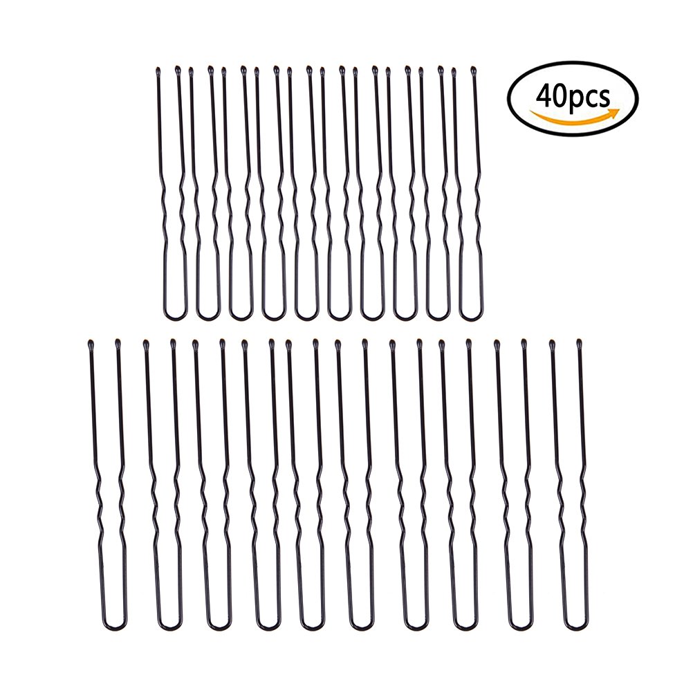 Chic 40 Pcs Professional U Shape Hair Pins For For Buns Updo