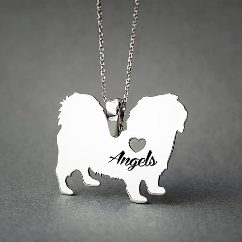 Amazon Com Personalised Shorthaired Pekingese Necklace