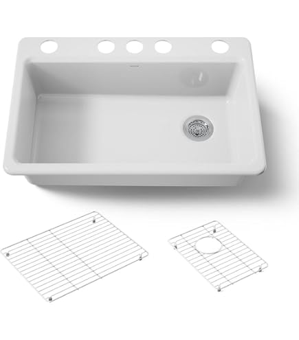 Amazon.com: Riverby 33 In. x 22 In. Undermount Single-Bowl Kitchen
