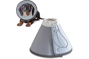 Extra Soft Dog Cone Collar Alternative After Surgery, Adjustable Dog Recovery Collar for Pets Cats to Stop Licking, Dog Comfy