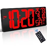 Xflyee [Oversized] 18" Large Digital Wall Clock