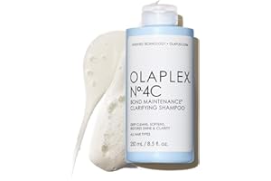 Olaplex No. 4C Bond Maintenance Clarifying Shampoo, Deep Cleans, Softens, Restores Shine, & Clarity, For All Hair Types Experiencing Product Buildup or Excess Oil