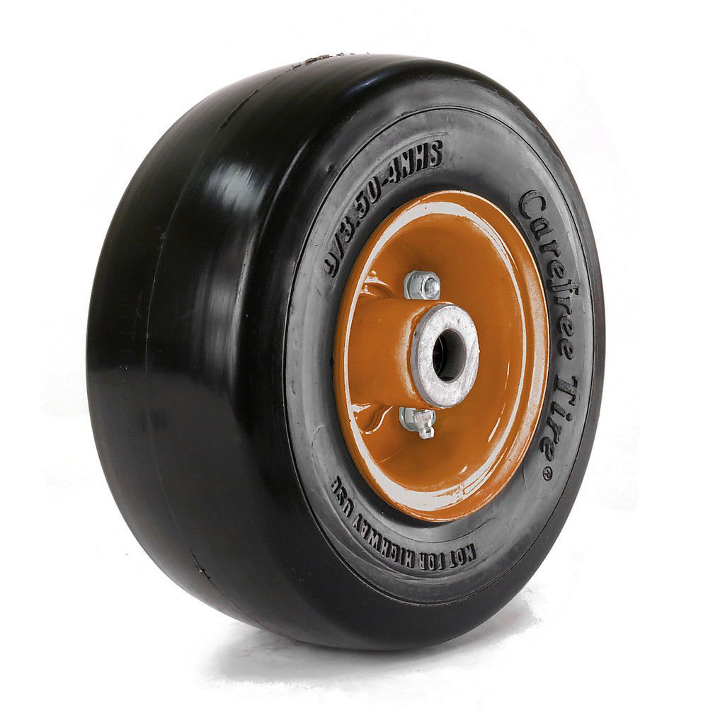 Martin Wheel 9x3.504 Carefree Solid Tire & Wheel assembly 5/8 Roller