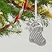 Hallmark 1795QGO1802 Stocking Metal Dated Keepsake Christmas Ornaments