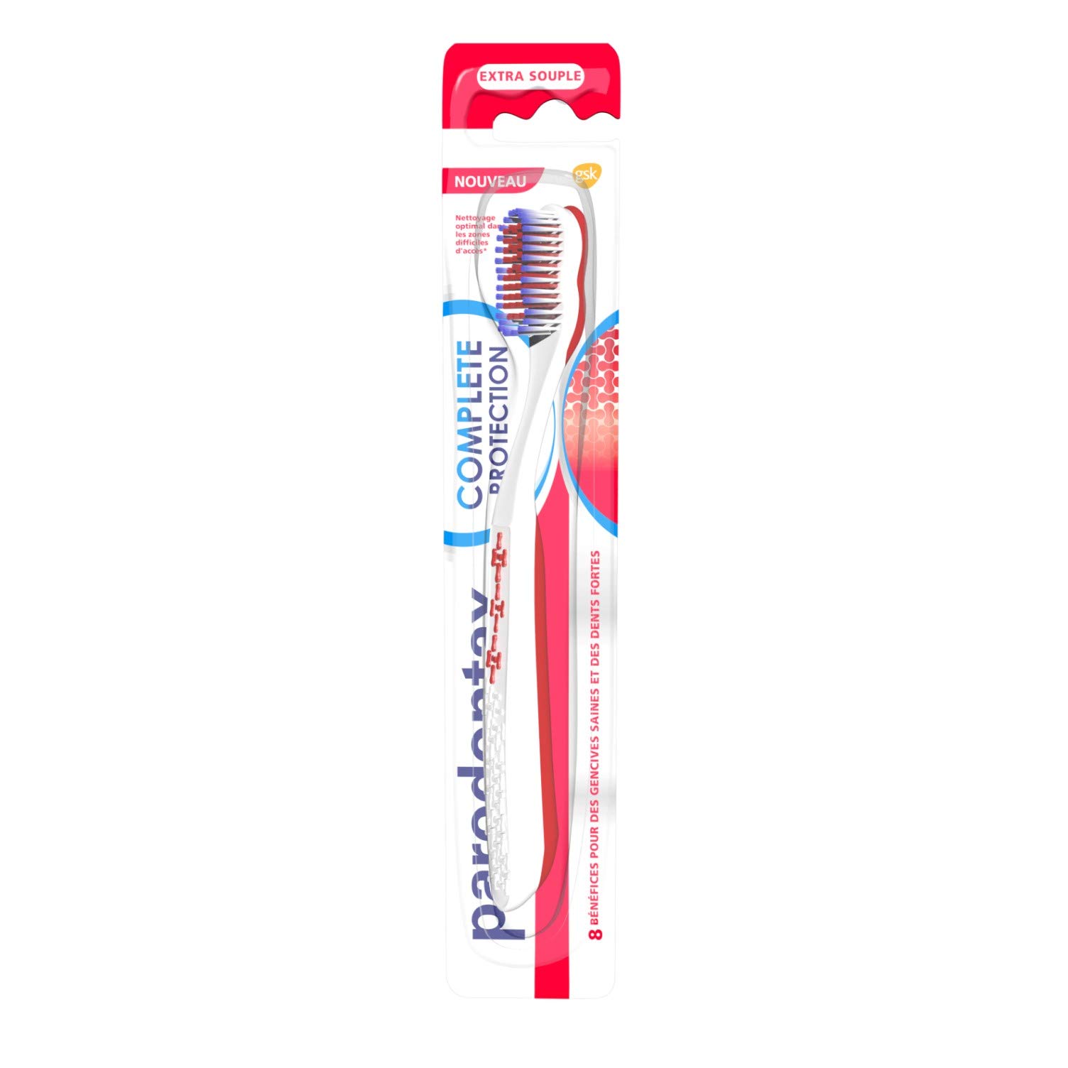 Parodontax Complete Protection Toothbrush, Extra Soft, Helps Stop and Prevent Bleeding Gums, Random Model