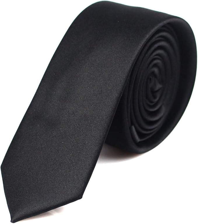 Cravate Homme Noir Classique - Soie Qualité Pour Costume Business Et Occasions