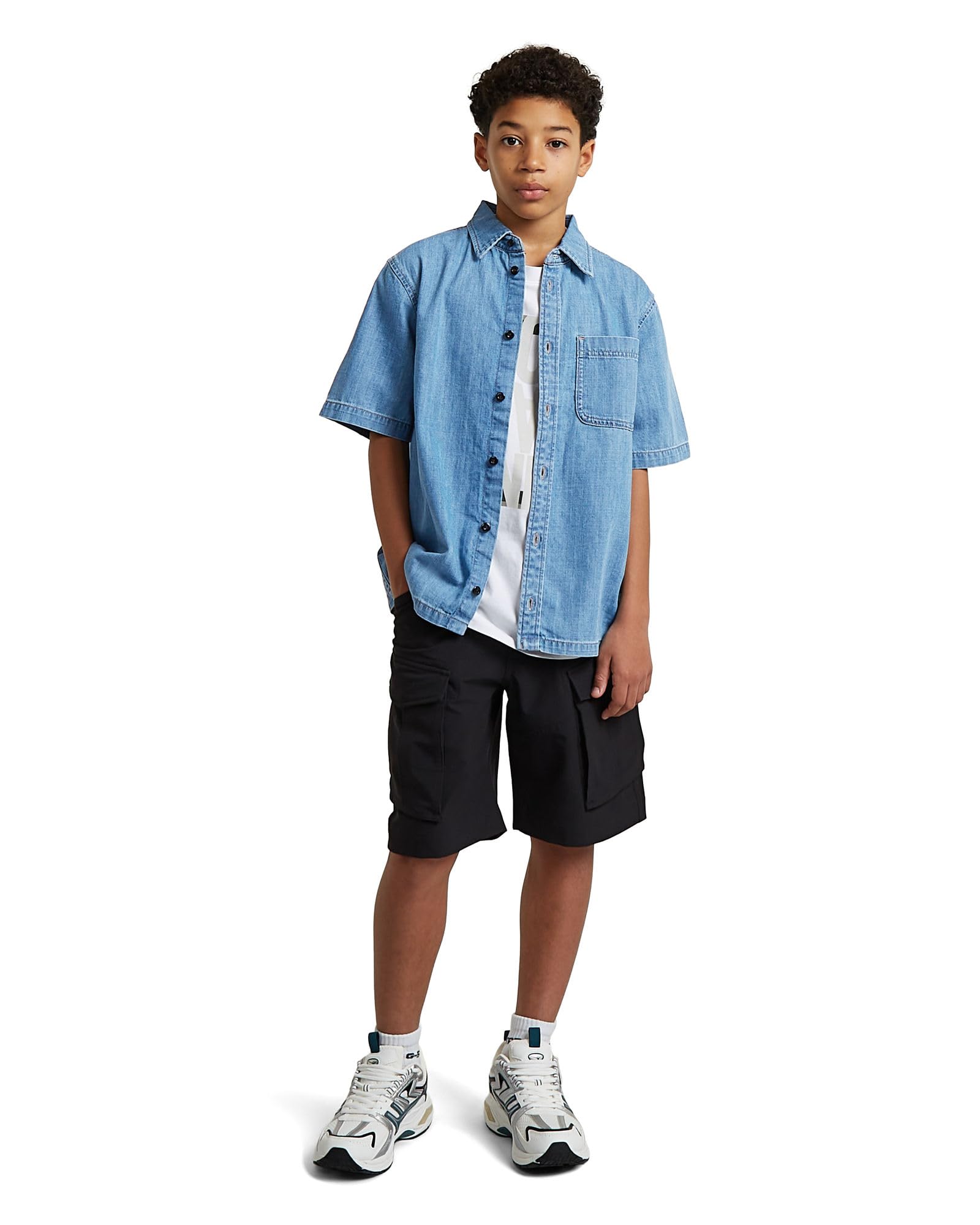 Jeans Knit pvt Ltd Alvi Shirt SS Maglietta, Blu (Light D29666-01-j156), 12 Anni Bambini e Ragazzi