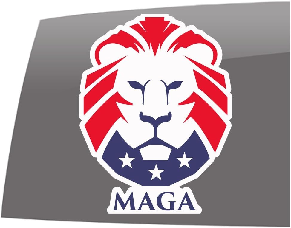 Window Swag MAGA (Make America Great Again) - Color - Decal - Political - Pro Trump - Vinyl Sticker