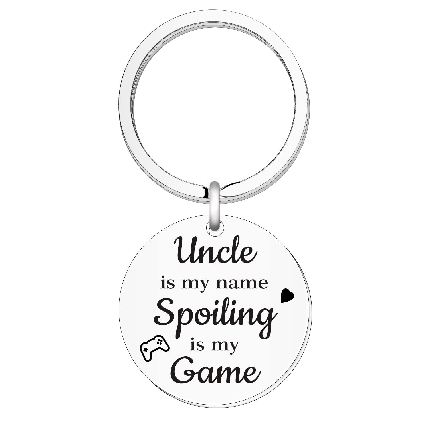 Uncle Gifts Uncle keyring Uncle Is My Name keyring keychain Gifts Uncle keyring Gifts from Niece/Nephew Birthday Christmas keychain