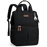 Maelstrom Cooler Backpack, 36 Cans Insulated Backpack Cooler, Soft Leakproof Double Deck Cooler Bag, Lightweight Lunch Backpack for Men & Women,Perfect for Beach Travel, Camping & Work