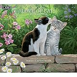 Lang January to December, 13.375 x 24 Inches, Perfect Timing Love of Cats 2015 Wall Calendar by Persis Clayton Weir (1001824)