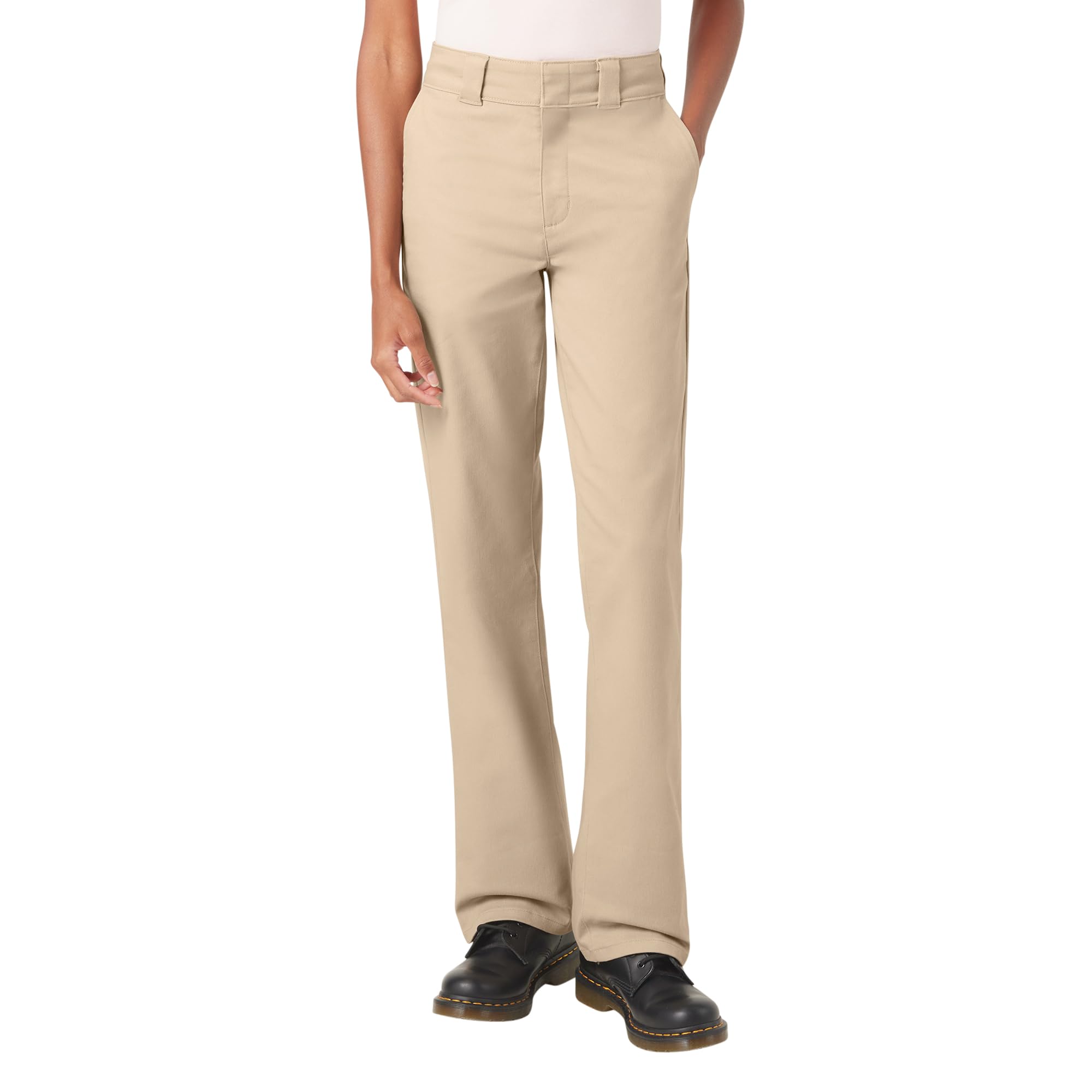 Dickies Women’s Super Flex Bootcut Work Pants Desert Sand