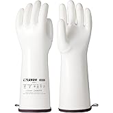 LANON 15" Liquid Silicone Heat Resistant Oven Gloves, Food Grade, CoralAir Liner, Waterproof, Extra Long, Medium