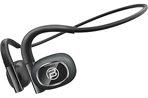 BUGANI Open Ear Headphones Wireless Bluetooth, Touch Control Bluetooth Headphones Bluetooth 5.3, Waterproof Sport Wireless Headphones for Workout Running, Wireless Earphones with Clear Talk, 8 Hours Playtime