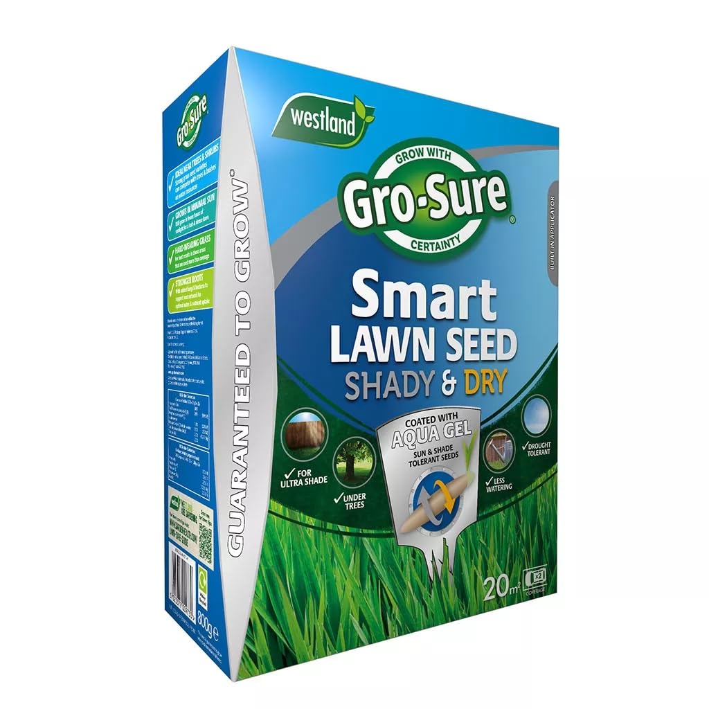 Gro-Sure 20500262 Smart Lawn Seed for Tough Areas 20SQM