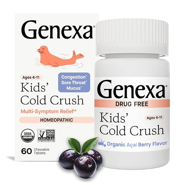 GENEXA KIDS COLD CRUSH | MULTI-SYMPTOM COUGH &...