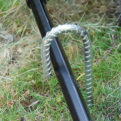 OK5STAR 12 Pack 16" Ground Rebar Stakes Heavy Duty J Hook Ground