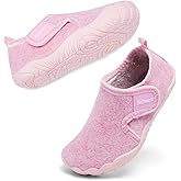 Heiiwarm Toddler Winter Slippers Soft Warm Fleece Cozy House Non Slip Lightweight Bedroom Slippers for Girls Boys