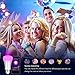 ACEMAX Smart WIFI RGB LED Light Bulb,Compatible with Alexa,Google Home Assistant,No Hub Required,with App Control,WIFI,Timer,Multi Scenes Choices and Dimmable Multicolored Color Changing