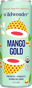 Wild Wonder Organic Mango Gold Prebiotic & Probiotic Drink, 12 FZ