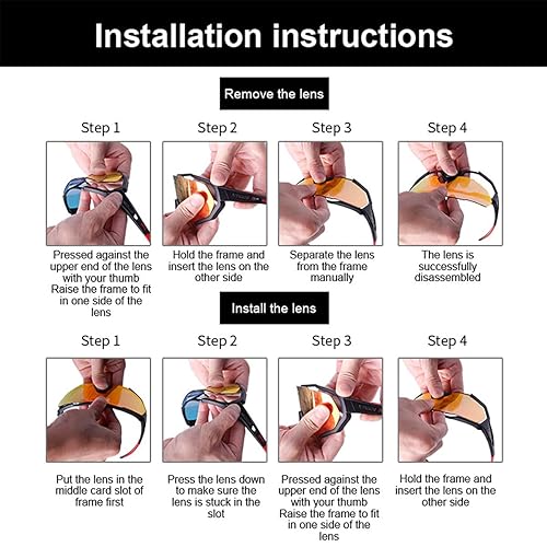 X-TIGER Polarized Cycling Bike Sunglasses,Bicycle Glasses with