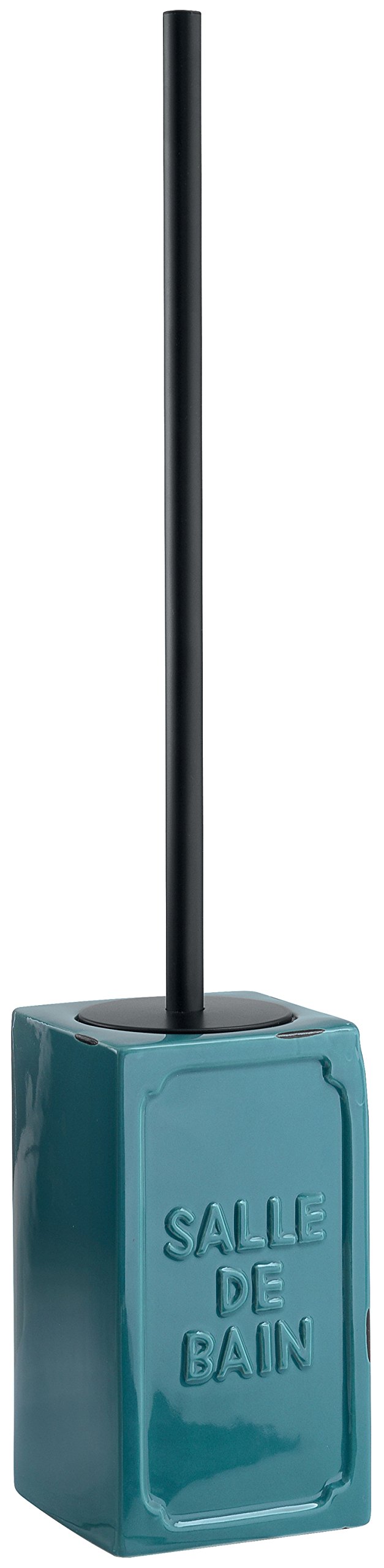 Gedy Vivienne Floor Brush, Ceramic, Blue, One Size