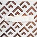 DII Non Woven Polyester Metallic Diamond Storage Bin, Small Set of 2, White/Copper