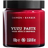 Daimon Barber Yuzu Paste for Men - 3.53 oz Paste | Strong Hold Styling Paste Adds Texture And Definition While Nourishing Hair And Scalp.