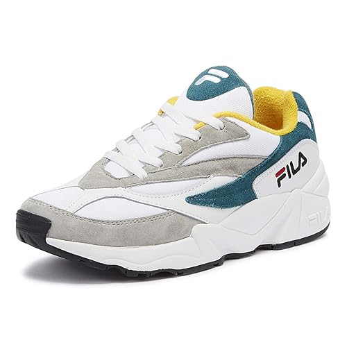gold fila trainers