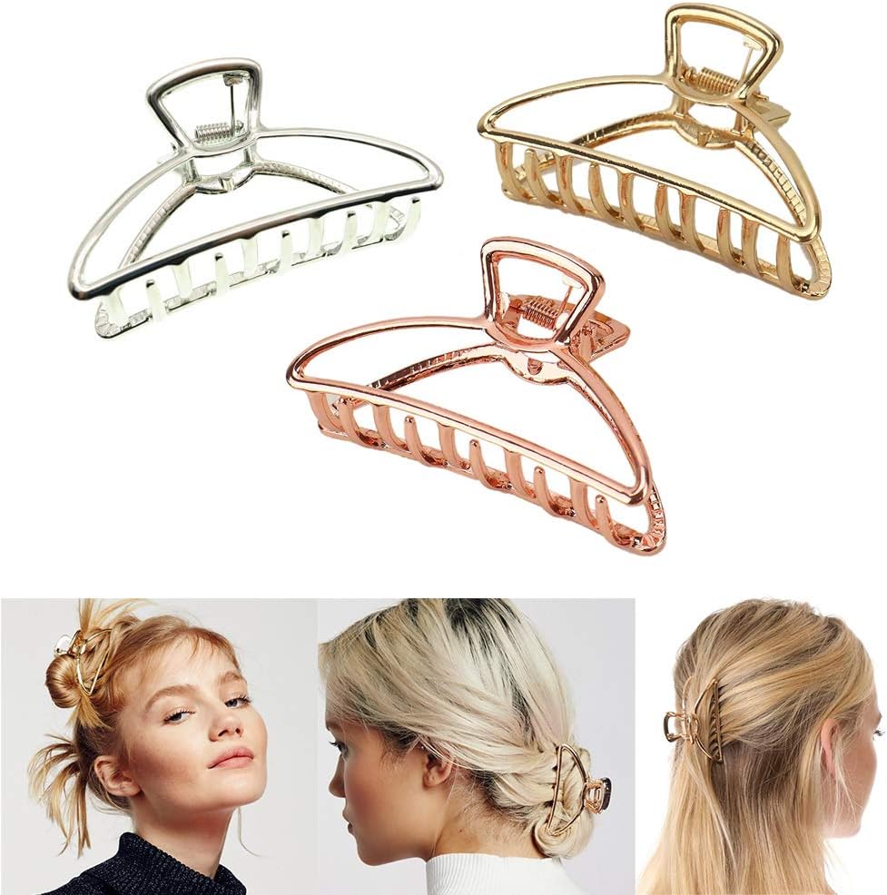 VinBee Metal Hair Clips, Claw Clips for Women Thick Hair, Claw Clips Strong Hold