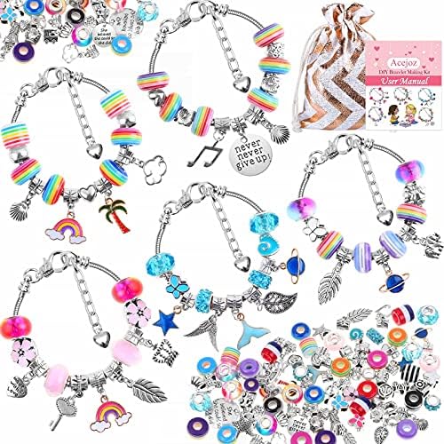 85 Pcs Charm Bracelet Making Kit