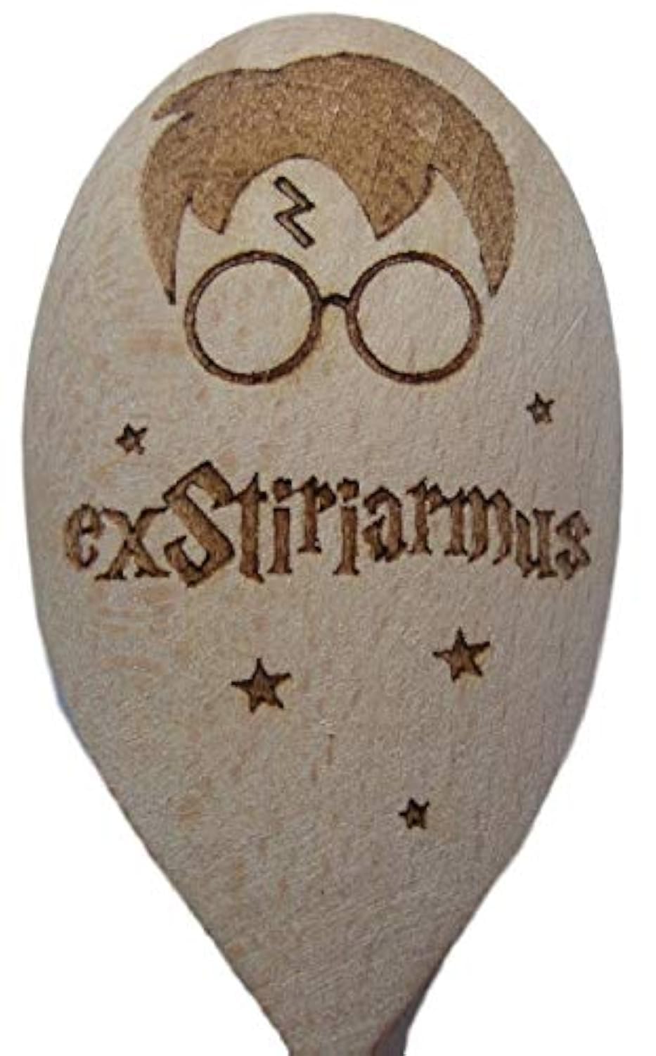 FastCraft Harry Potter Inspired Wizard EXSTIRIAMUS Wooden Baking Spoon Cooking Gift