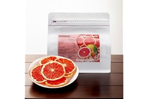 GHLDMJ Dried Grapefruit Slices, 8.82oz/250g,Dehydrated fruit for Cocktails garnish, 100% Natural Fruit No Additives No Sugar Added,For Crafts, Cake Decoration,Garland, Baking，Dried Fruit For Cocktails
