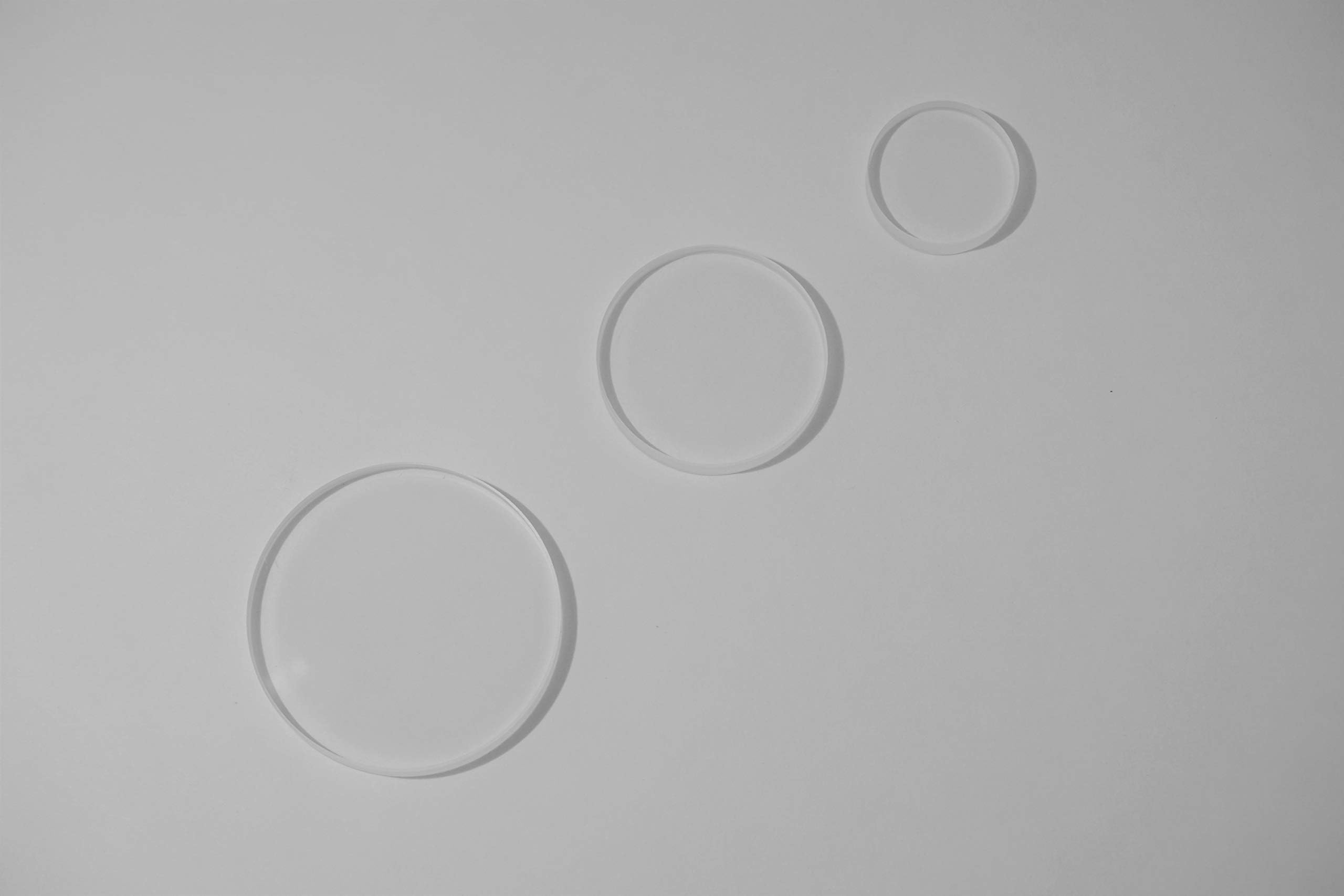 BK7 Optical Glass Disk 1.5" X 0.125" 38.1mm