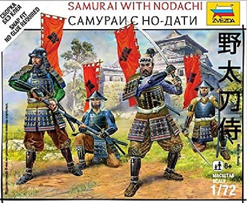 Zvezda 172 Nodachi Samurai Sengoku sword Warring States Period&footmen 5bodies