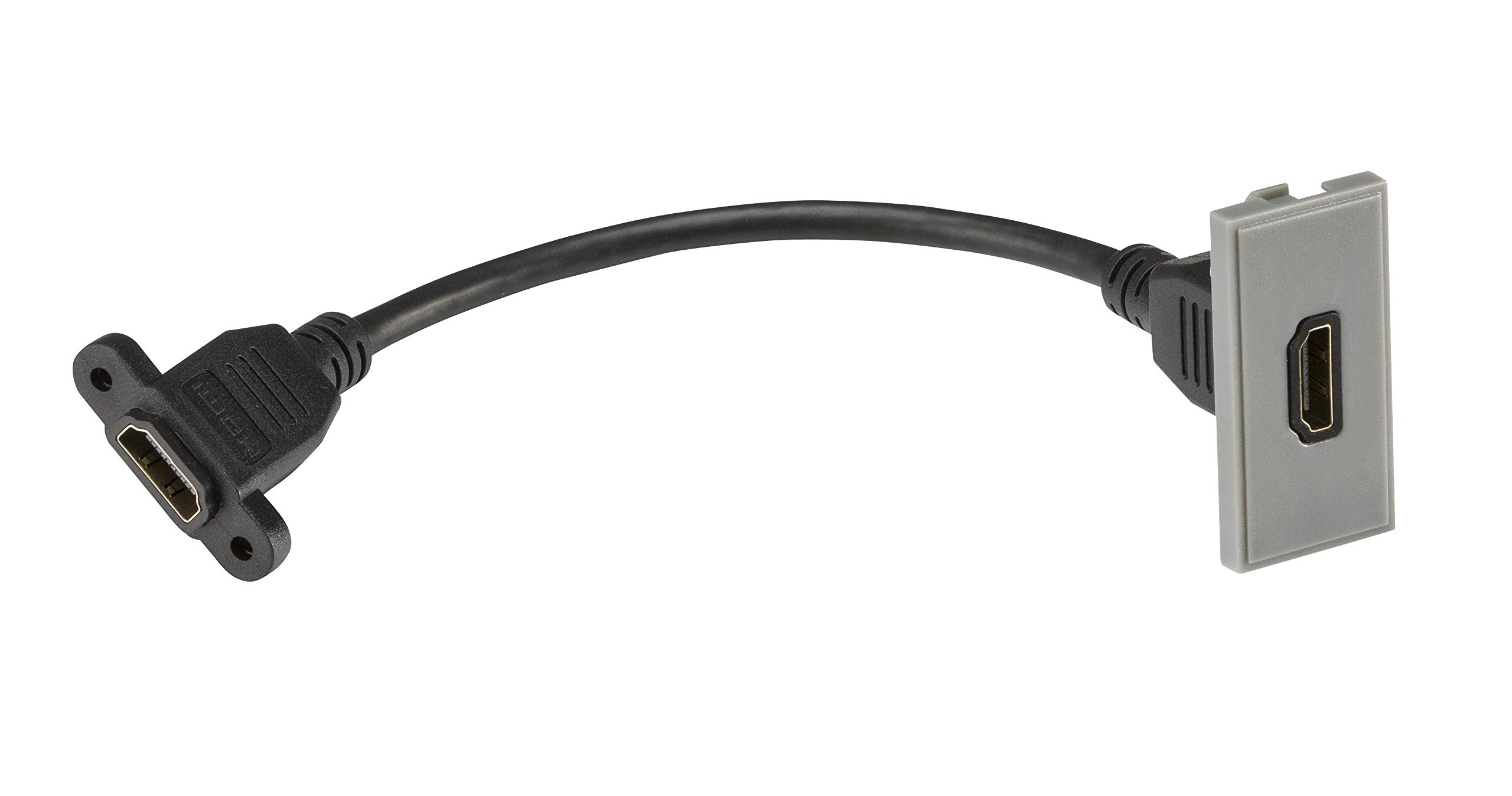 HDMI Outlet Module 25 x 50mm - Grey