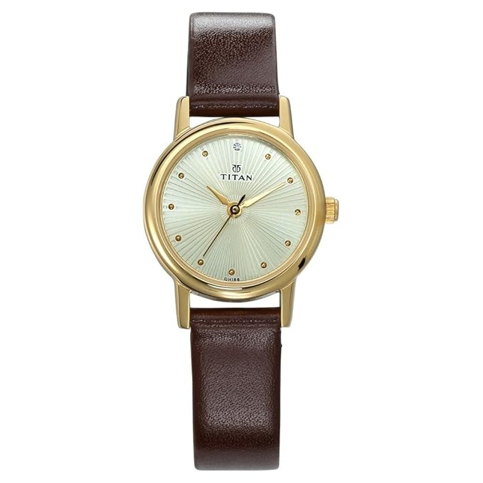 Titan Karishma Revive Analog Champagne Dial Women's Watch-2593YL01