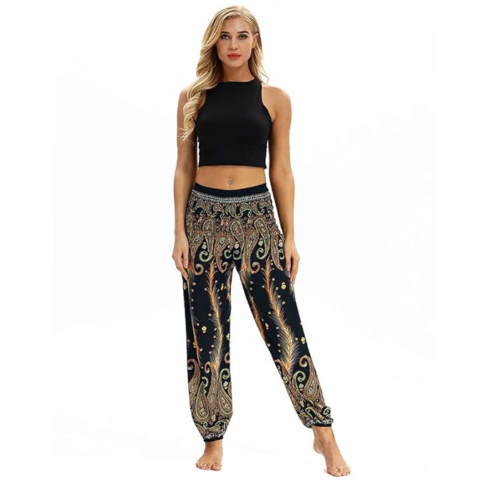 VPASS Mujer Hombre Pantalones, Pantalones de Yoga Mujer Yoga ...