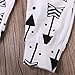 Newborn Baby Boys Girls Romper Jumpsuit Arrow Print Onesies Clothes Outfit (12~18months)