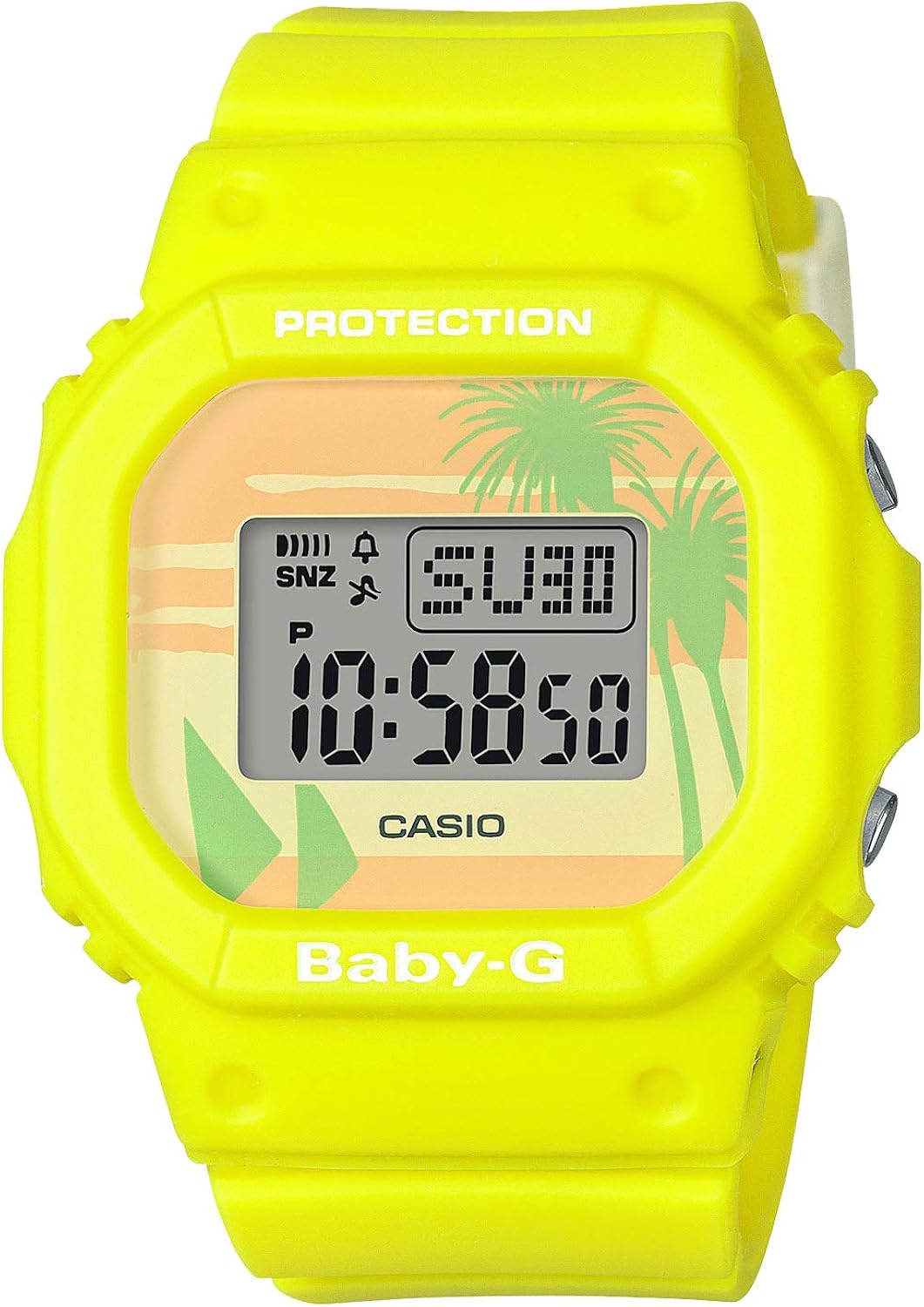 Amazon カシオ 腕時計 ベビージー 80 S Beach Colors Bgd 560bc 9jf レディース イエロー レディース腕時計 腕時計 通販
