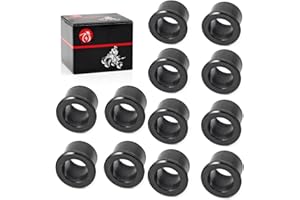 MOTO1988 12pcs A-Arm Bushing Rebuild Kit Compatible with Yamaha YFZ450 Raptor 125 250 660 700 Banshee 350 YFZ350 Blaster 200 YFS200 Grizzly 125 90381-15088-00