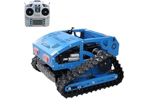 DIGMASTER Remote Control Gas Lawn Mower – 9HP Track Drive Crawler RC Mower with 600m Range, 21.6" Cutting Width, Adjustable Height for Slopes, Residential Yards & Commercial Landscaping