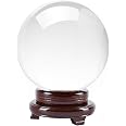 Amlong Crystal Angled Stand For 8 Inch (200mm) Crystal Ball - Clear Display Base For Décor Or Photography - View #4