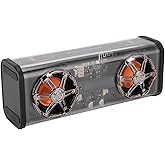 Bluetooth Speaker,HD Sound Transparent Speaker,Colorful Lights Portable Bluetooth 5.3 Speakers with Subwoofer for Home Party Travel(Black)