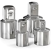 Impact Socket Adapter and Reducer Set 4-Piece for Impact Driver Ratchet Docket Extentsion Conversion Tool 1/4 to 3/8 x 3/8 to