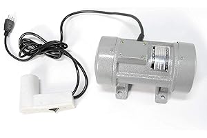 Nisorpa Concrete Vibrator, 280W Power Concrete Vibrator Motor for Concrete Vibrating Table, 110V Concrete Vibrator Vibration Motor, 60HZ 2840rpm with US Plug and 5.9fts Power Cable